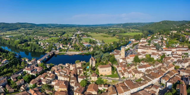 PVue aérienne de Puy-l'Evêque