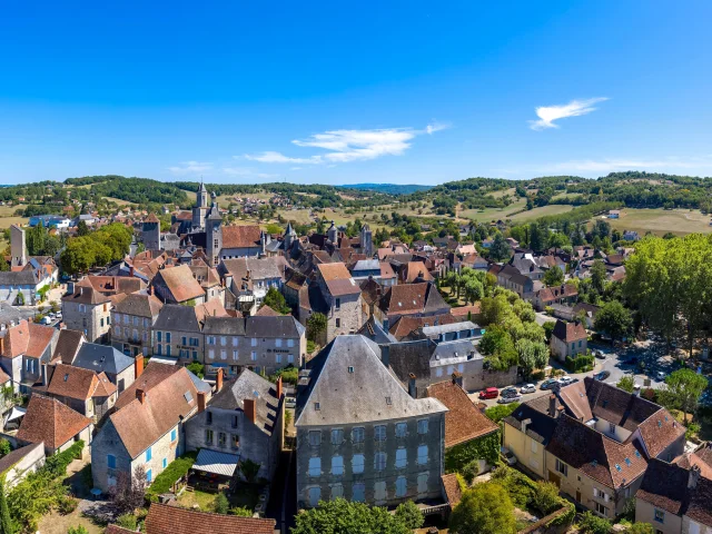 Vue aérienne de Martel