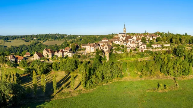 Vue aérienne du Village de Faycelles