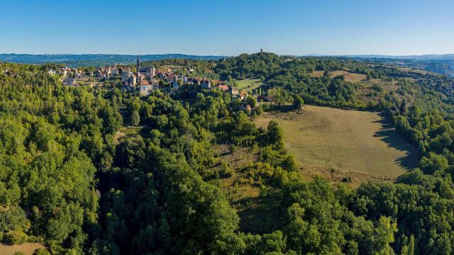 Vue aérienne du Village de Faycelles