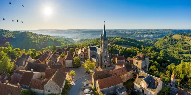 Vue aérienne du Village de Faycelles