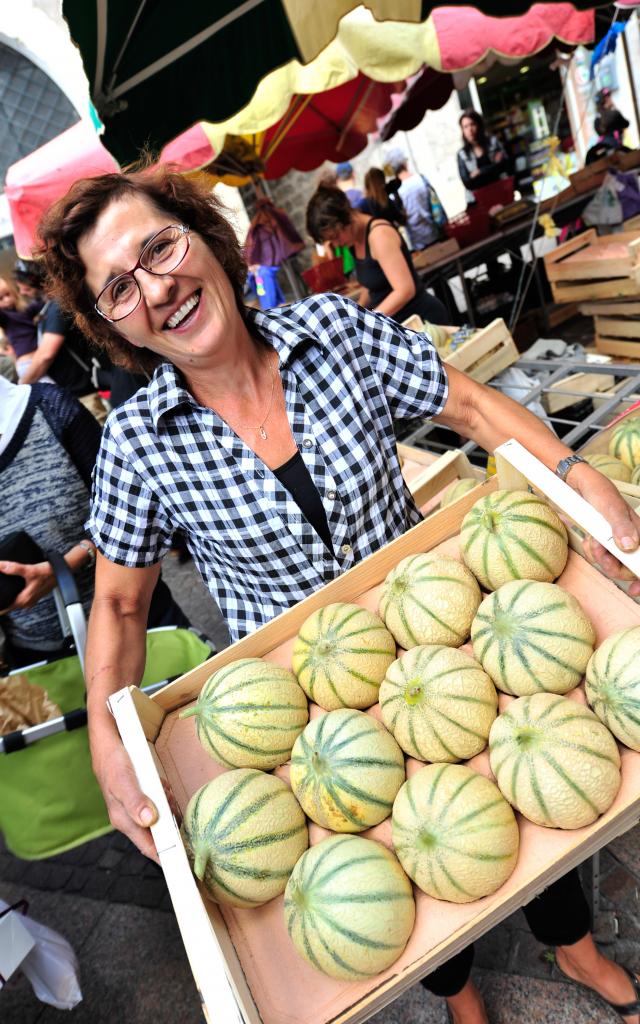 Marché de Cahors - Etal du Gaec de la Treille