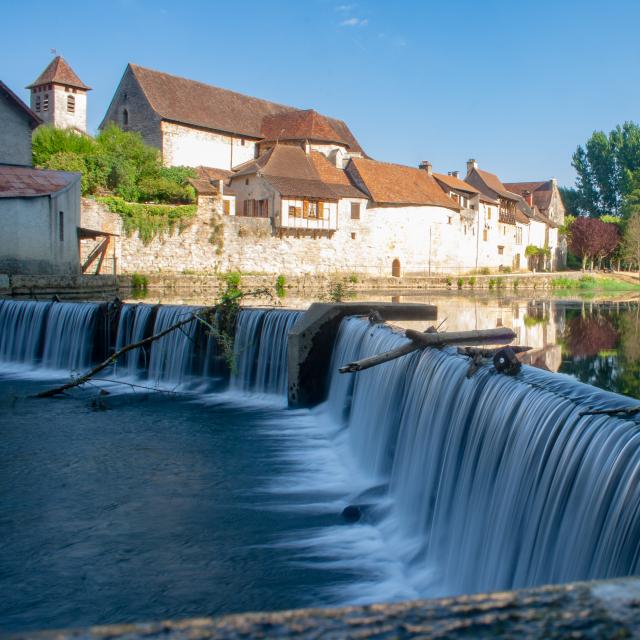 Chaussée du Moulin de Marcilhac-sur- Célé