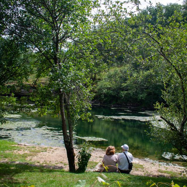 Halte au bord de l'Ouysse