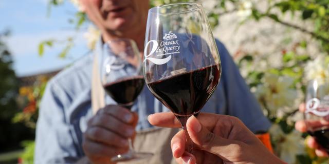 Dégustation de vin coteaux du Quercy au Domaine de Lagarde