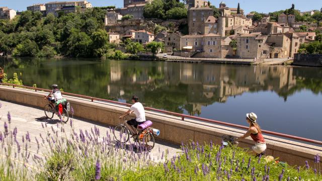 Véloroute à Puy L'Evêque