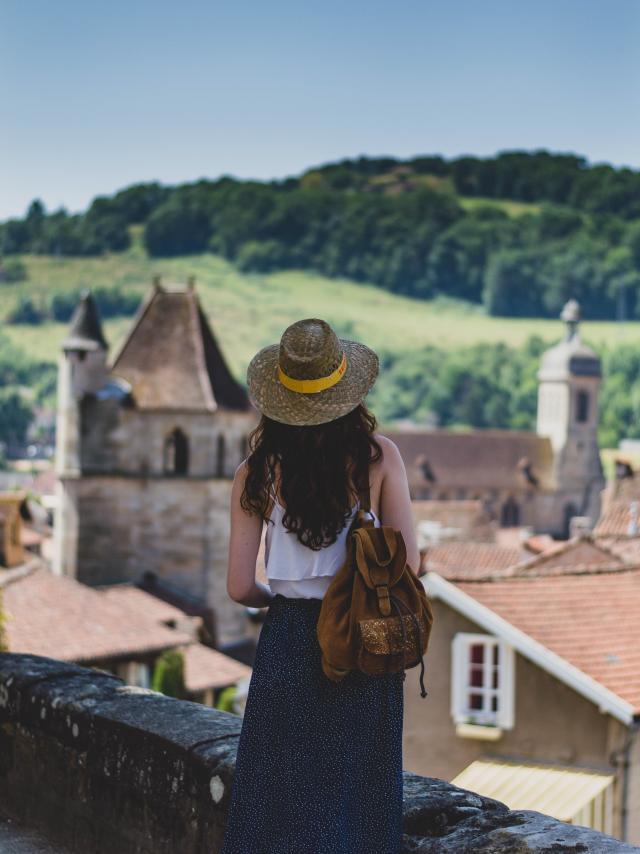 Vue sur les toits de Figeac