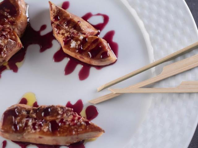 Bouchées de foie gras de canard