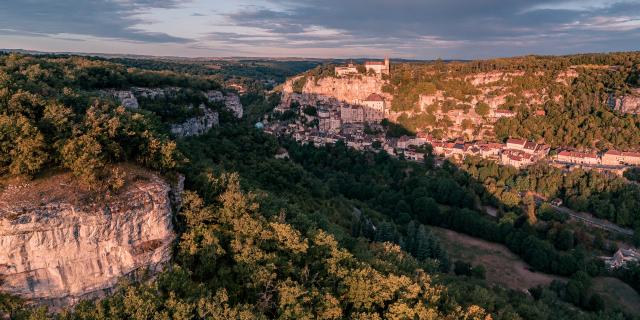 Rocamadour à l'aube