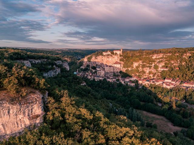 Rocamadour à l'aube