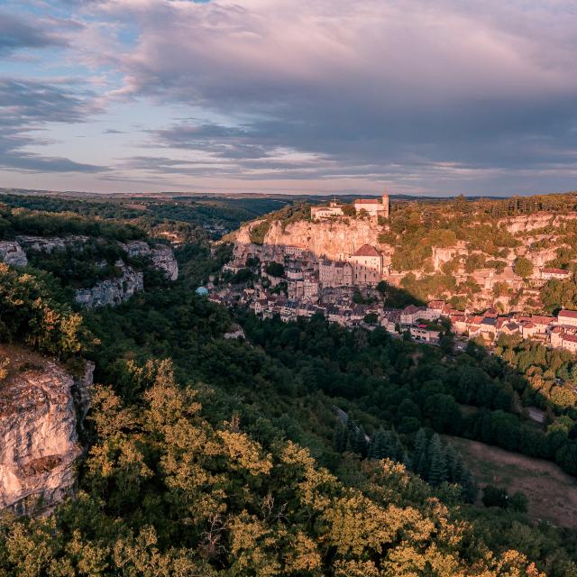 Rocamadour à l'aube