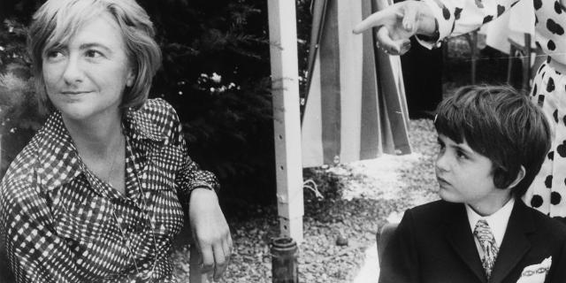 Francoise Sagan Et Son Fils