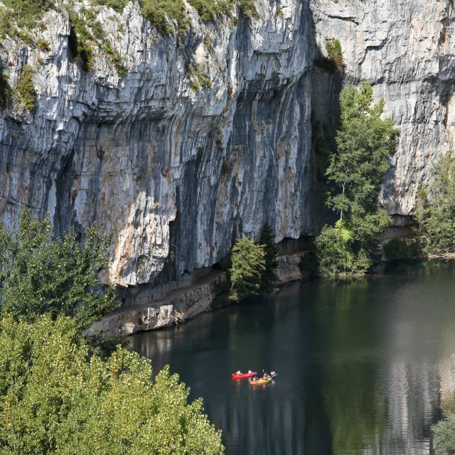 Descente en canoë sur le Lot