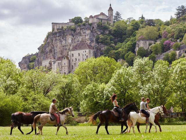 Rando équestre à Rocamadour