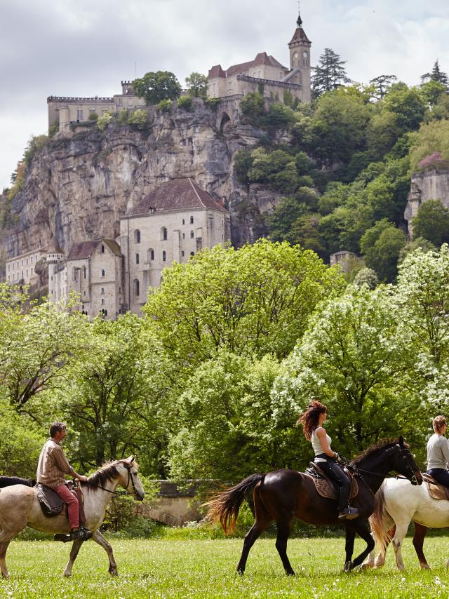 Rando équestre à Rocamadour