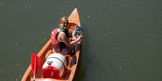 Géocaching en canoë en Vallée du Célé