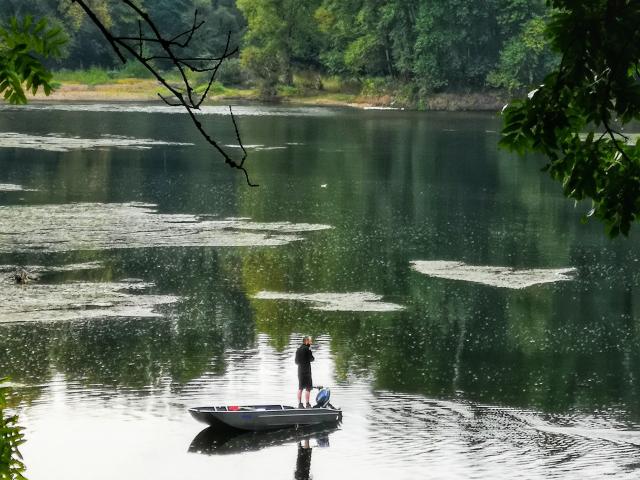 Pêche sur le lac