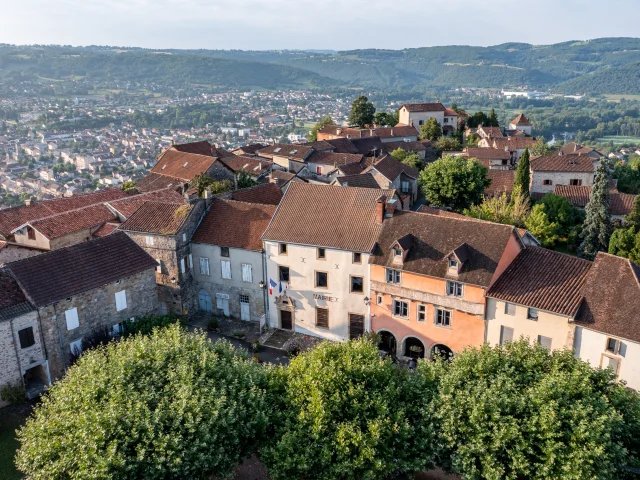 Vue drone de Capdenac-le-Haut