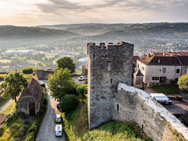 Vue drone de Capdenac-le-Haut