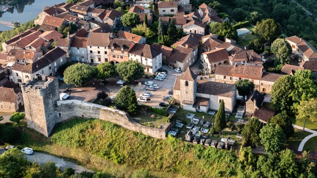 Vue drone de Capdenac-le-Haut