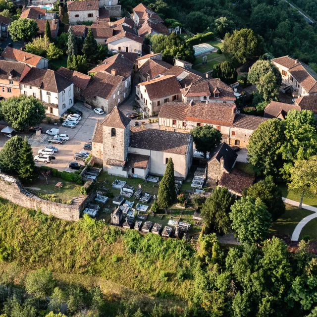 Vue drone de Capdenac-le-Haut