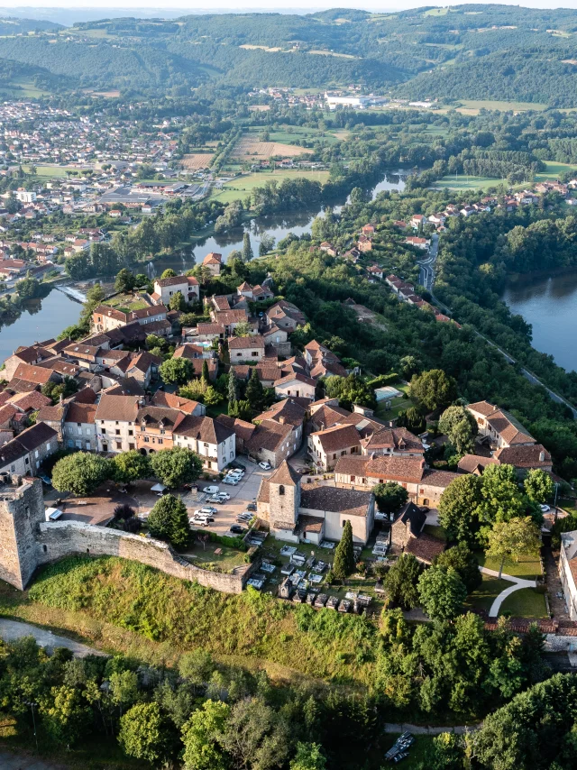 Vue drone de Capdenac-le-Haut