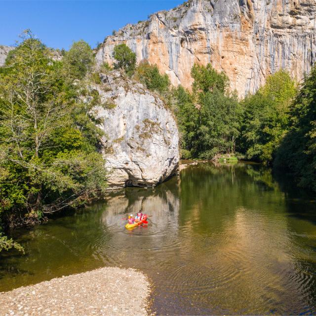 Canoë sur le Célé