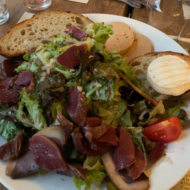 Salade Quercynoise Truite Doree