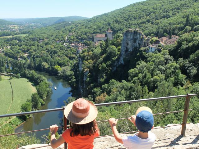 Vue Sur Saint Cirq Lapopie