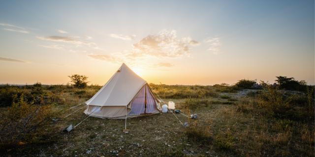 Expérience bivouac sur le causse avec Olterra