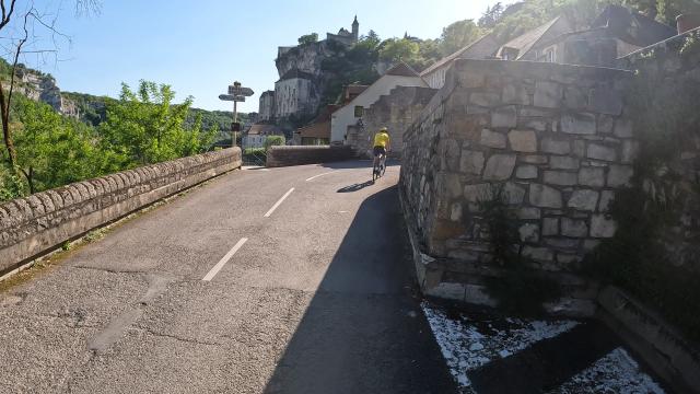 Forte Pente Dans La Montée De Rocamadour 1.101.1