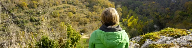 Orniac : Sur le site du Liauzu, via ferrata