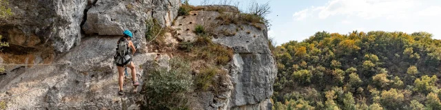 Via Ferrata à Kalapca, vallée du Célé