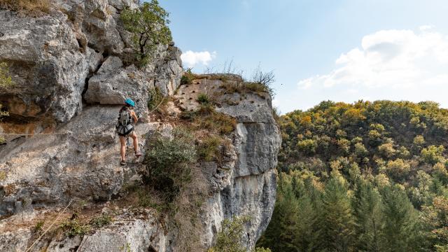 Via Ferrata à Kalapca, vallée du Célé