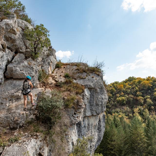 Via Ferrata à Kalapca, vallée du Célé