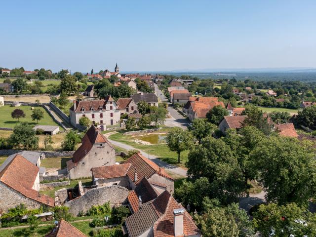 Vue drone d'Espédaillac