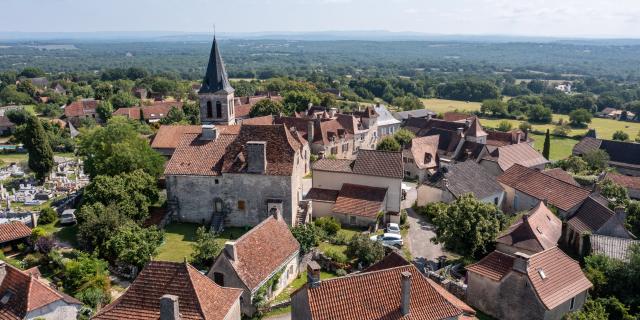 Vue drone d'Espédaillac