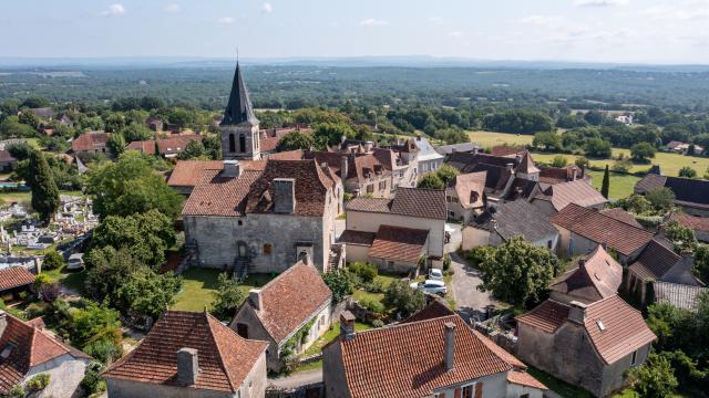 Vue drone d'Espédaillac