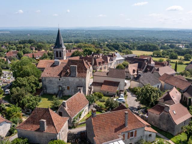 Vue drone d'Espédaillac