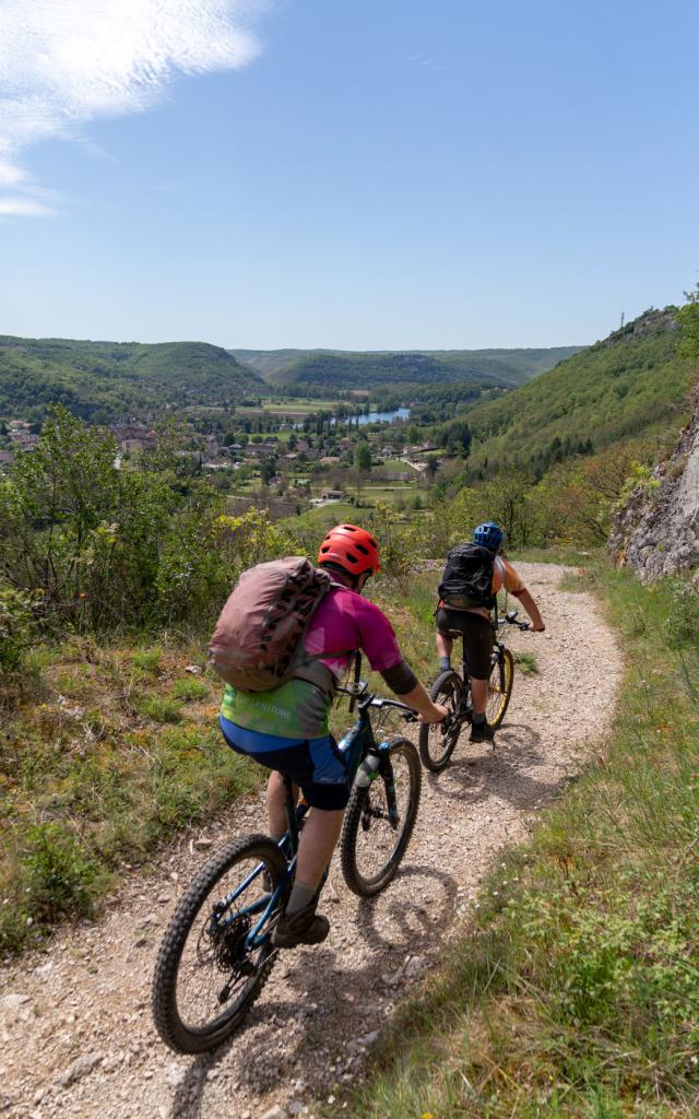 Tour du Lot à VTT - Etape Figeac Lalbenque