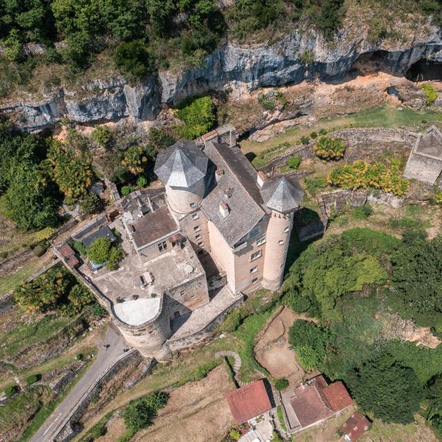 Vue Drone De Larroque Toirac © cyril Novello Lot Tourisme 20210721 140726