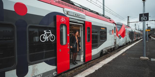 Arrivée en train