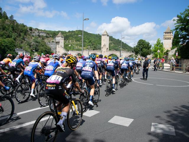 Passage du Tour de France Femmes 2023 à Cahors