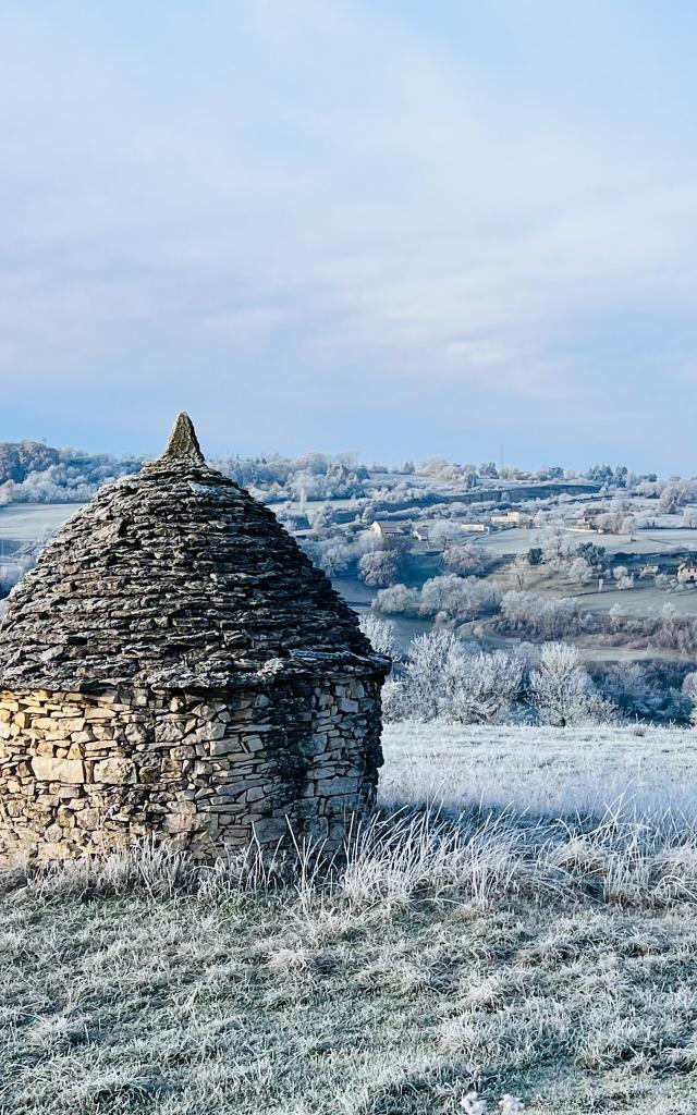 Matin d'hiver sur le causse