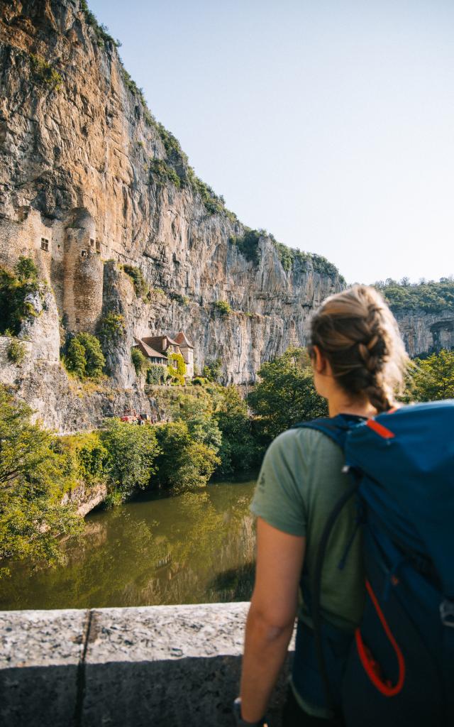 Sur la Via Causs'Mos à Cabrerets