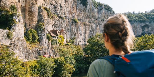 Sur la Via Causs'Mos à Cabrerets