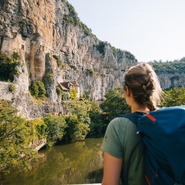 Sur la Via Causs'Mos à Cabrerets