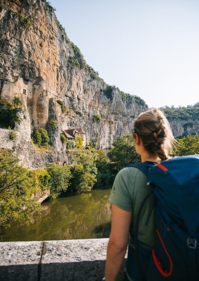 Sur la Via Causs'Mos à Cabrerets