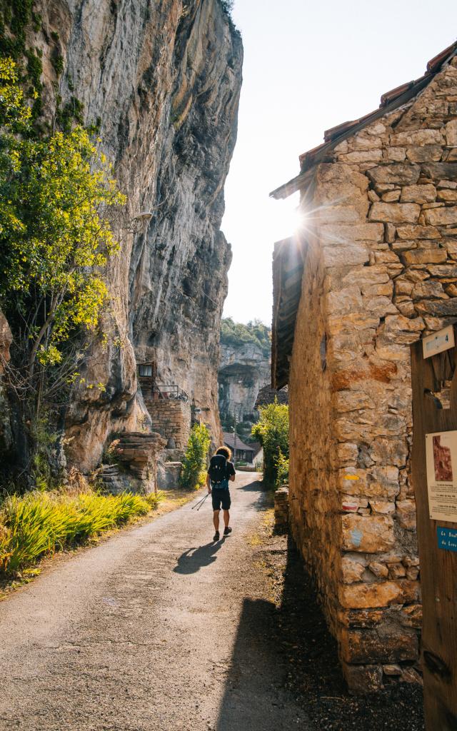 Sur la Via Causs'Mos à Cabrerets