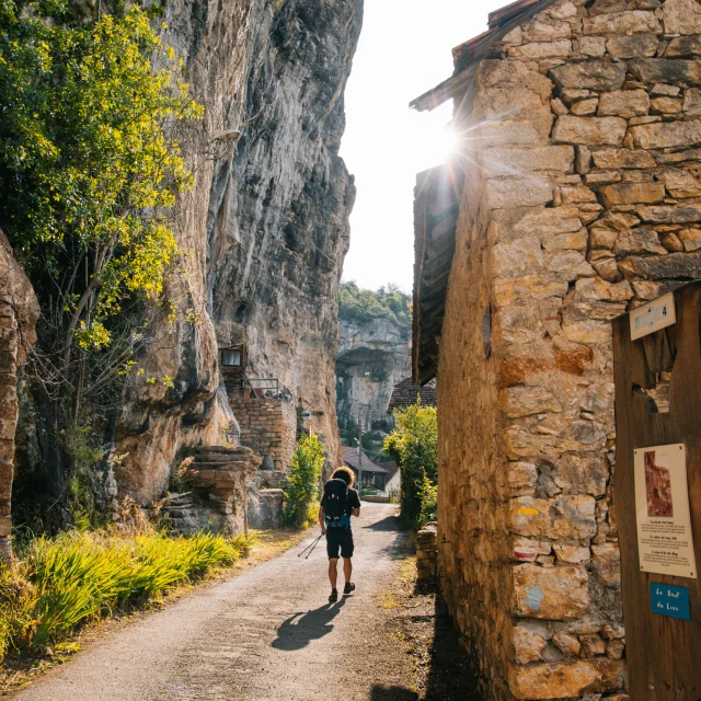 Sur la Via Causs'Mos à Cabrerets